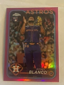 Ronel Blanco - 2024 Topps Chrome - Pink Refractor 285/399 - Houston Astros - Picture 1 of 3