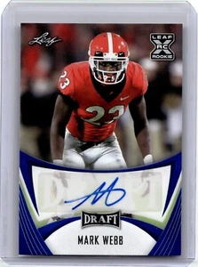 2021 Leaf Draft Autographs Blue #BAMW3 Mark Webb Auto - Bild 1 von 2