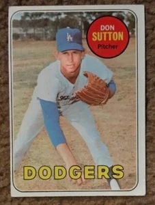 1969 Topps Baseball Don Sutton Karte #216 in G-sehr gutem Zustand - Bild 1 von 2