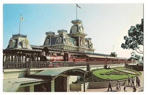 STEAM RAILROAD Walt Disney World Magic Kingdom Zug FL Postkarte Florida - Bild 1 von 2