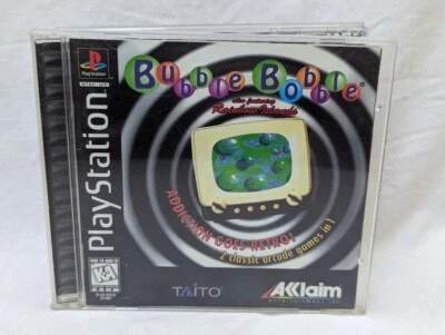 Bubble Bobble: Rainbow Islands Sony Playstation 1 PS1 completo CIB - Immagine 1 di 3