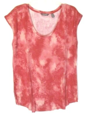 Camisa Lisa Rinna Redondeada Cuello en V Talla L Malva Rosa Cola de Camisa A365767 Mujer Zi21 Foto 1 de 4