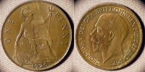 Great Britain :1920 1 P CH.AU-UNC # 810 IR1857 - Picture 1 of 1