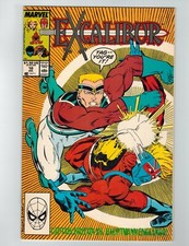 Excalibur #10 Comic Book July 1989 Marvel Comics Captain Britain