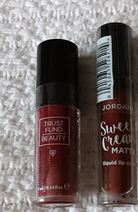 Trust Fund Beauty Evil Genius Jordana Sweet Cream Red Liquid Lipstick Lipgloss - Picture 1 of 9