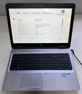 HP ProBook 650 G3 15.6" (i7-7600U @2.80, 8GB RAM, Boot To Bio) NO HD/ADAPTER - Picture 1 of 16