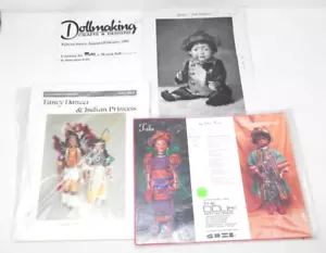 Ethnic Doll Costume Patterns Vintage Native American African Chu-Lee Mao Clothes - Picture 1 of 12