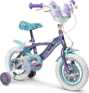 Disney Frozen 12 Inch Kids Bike - Training Wheels, Easy Brakes - Ages 3-5 22971W - Picture 1 of 6