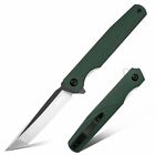 D2 Steel Folding Pocket Knife Green G10 Handle Liner Lock Outdoor EDC knife