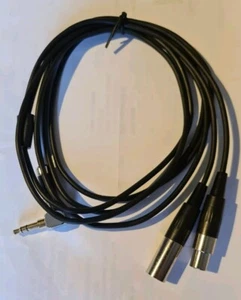 3.5mm 90deg To Mini XLR Male & Female. Freepost Mainland UK. - Picture 1 of 3