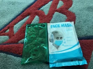 1 STÜCK 10 NASE/MUND STERIL ABDECKUNGEN GRN SMILEY REISSVERSCHLUSSBEUTEL KOSTENLOSER VERSAND USA - Bild 1 von 2