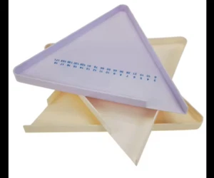 Triangle Pill Dispenser Counting Tray Pill Box - Picture 1 of 1