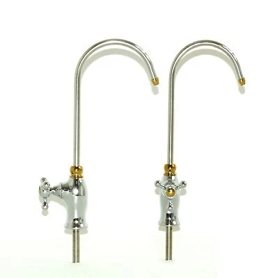 Küchen Dreh-Wasserhahn chrom Armatur f. Umkehr Osmose Anlage Wasserfilter nr07 - Bild 1 von 3