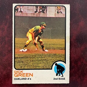 Juego O-Pee-Chee 1973 OPC DICK GREEN #456 OAKLAND A'S - Como nuevo *Alta calidad* - Imagen 1 de 2