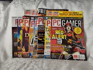 PC Gamer Magazine Lot (8) 2008 Red Alert 3 Fallout 3 Diablo Conan Crysis ST14 - Picture 1 of 24