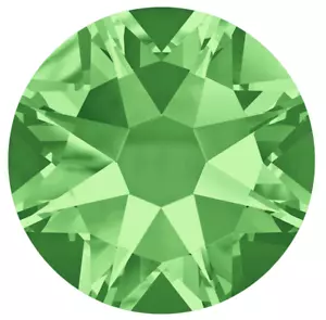 PERIDOT Green 4mm 16ss 2088 IHC Austrian Crystal Flatback Rhinestone AUGUST 144 - Picture 1 of 5