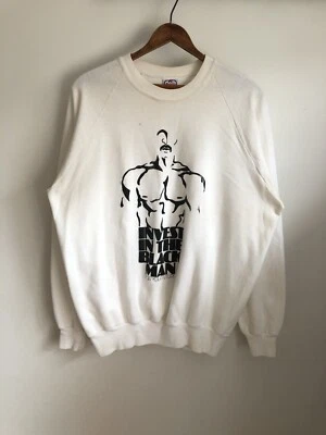 Sudadera De Colección Años 80 Invest in the Black Man For Your Future Crooms Art XL Foto 1 de 4