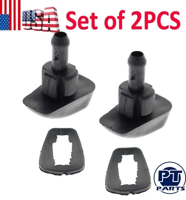 Auto Window Windshield Washer Sprayer Nozzle For Toyota Benz Dodge Ford Honda - Image 1 of 4
