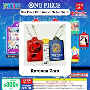 RORONOA ZORO - One Piece Kartenspiel Metall Anhänger Schlüsselanhänger Gashapon - Bild 1 von 2