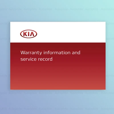Libretto storia servizi Kia Sportage vuoto