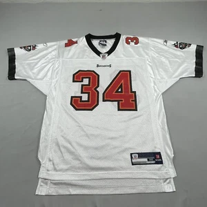 Camiseta deportiva vintage de los bucaneros de Reebok Tampa Bay para hombre mediana seria #34 NFL - Imagen 1 de 16