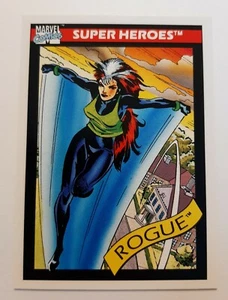 Marvel Universe Super Heroes Karte #41, Rogue, 1990, MCU, Impel - Bild 1 von 2