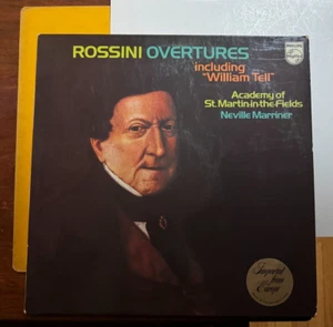 Neville Marriner ROSSINI OVERTURES ~ Philips -IMPORTED-NETHERLANDS ~ NM - Picture 1 of 5
