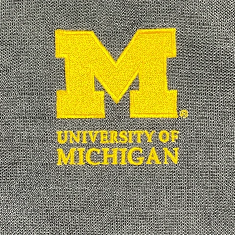 Michigan Wolverines Backpack Black Large Computer Laptop Bag Leed's Cover
