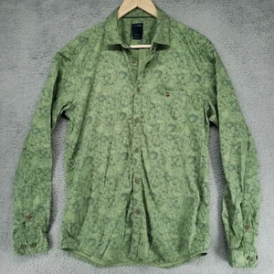 LP Louis Philippe Mens Shirt Premium Long Sleeve Slim Fit 39 Button Down Floral - Picture 1 of 20