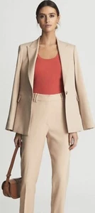 Blazer de pecho único Reiss Brooke-SB a medida nuevo con etiquetas al por menor £238 EU 34 Reino Unido 6 - Imagen 1 de 9