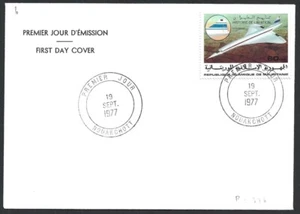 (BL) Mauritania 1976 Concorde FDC - Picture 1 of 2