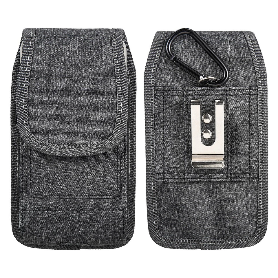Vertical Holster Waist Pouch Case For iPhone 13 mini / 12 mini / 11 Pro / SE 2nd - Image 1 of 4