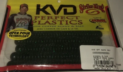 Strike King KVDSF4.5-143 Supa Fry 4 1/2" Double Head Candy PlasticBait-1pk 6pcs - Image 1 of 4