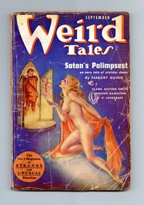 Weird Tales Pulp 1st Series Sep 1937 Vol. 30 #3 GD - Picture 1 of 3