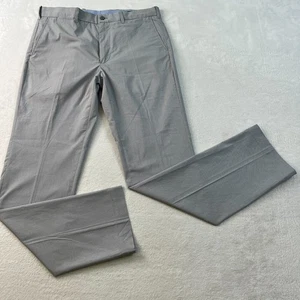 Polo Golf Ralph Lauren Mens Pants 34x34 Light Gray Micro Check Golf Tailored Fit - Picture 1 of 9
