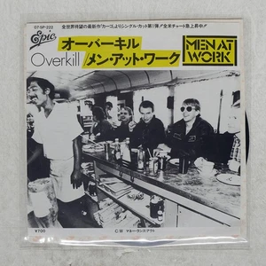 MEN AT WORK OVERKILL EPIC 075P222 Japan VINYL 7 - Picture 1 of 1