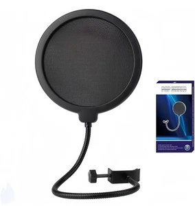 Profi Mikrofon Filter Bildschirm-Mikro Pop Blocker Maske Schild mit 360° Flex - Bild 1 von 6