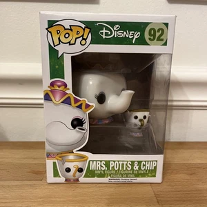 Funko Pop! Disney Beauty and the Beast Mrs. Potts Chip Vinyl Figure #92 Retired - Picture 1 of 6