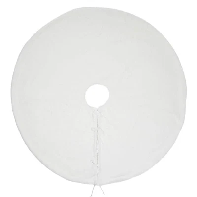 Vickerman 60" Snow Fox Collection Tree Skirt - QTX17721 - Image 1 of 3