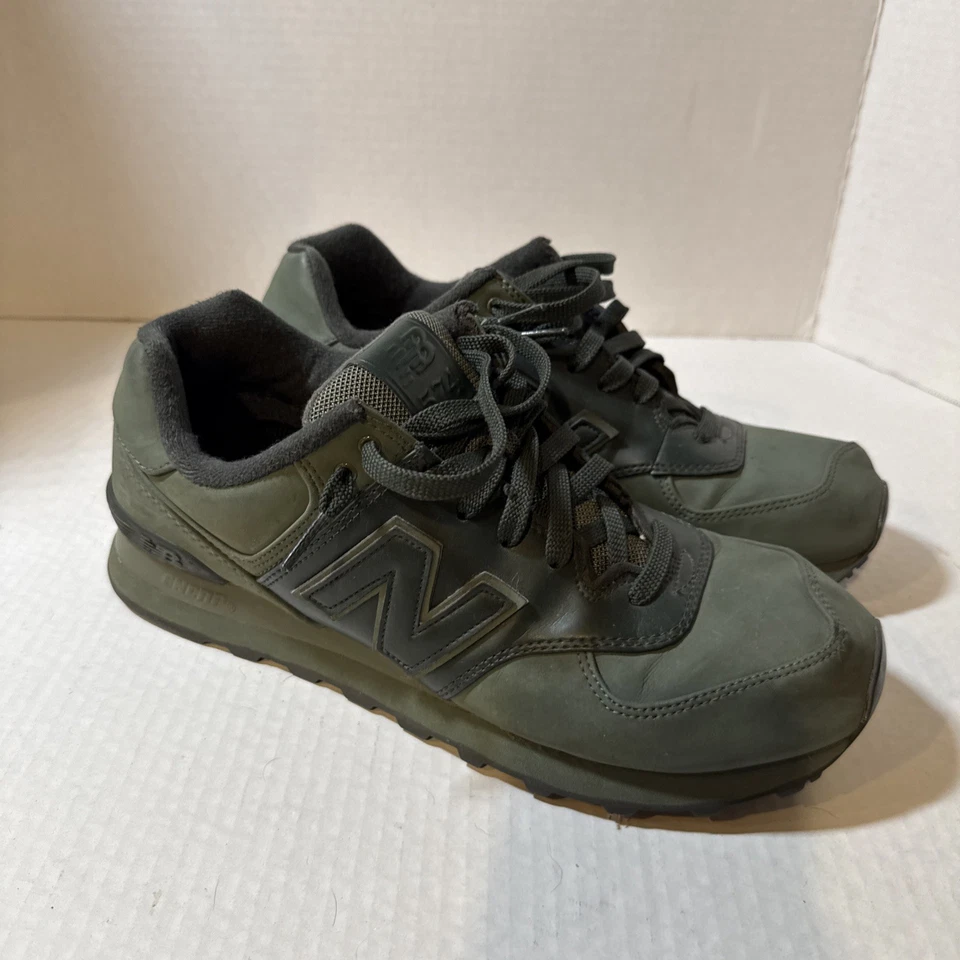 New Balance Para Hombres 574 Army Olive ML574CHB Talla 10D Nuevo en Caja Estilo de Vida Espuma Fresca DS Foto 1 de 4
