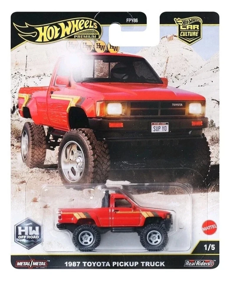 Camioneta Toyota Hot Wheels Premium Car Culture HW 1987 2025 todo terreno 1/5 Foto 1 de 1