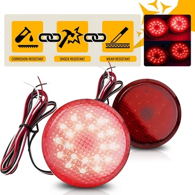 Luces de freno traseras LED reflectoras de parachoques trasero ahumadas para Toyota Corolla 2007-2010 Foto 1 de 4