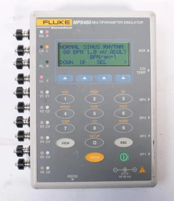 Simulador de paciente testador ECG multiparâmetro Fluke Biomedical MPS450 - Imagem 1 de 4