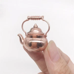 Vintage Teekessel Miniatur Wasser Modell Möbel Minihaus Flasche - Bild 1 von 11