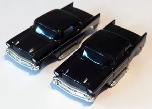 2x Tyco 1957 Chevrolet Bel Air Karosserie Body - Schwarz - Slotcar HO H0 1:64 - Bild 1 von 6