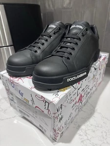 Dolce & Gabbana Portofino Sneakers. Worn Once . Size 10 Us . 43 Eu . 9Uk . - Picture 1 of 6