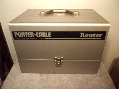 Porter Cable 120V 10A 6902 Heavy Duty Motor/1001 Base Router w/ Case, bits - USA - Image 1 of 4