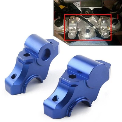 For Yamaha MT-09 FZ-09 13-17 XSR900 12-16 Blue Handle Clamp Handlebar Riser Bar - Image 1 of 4