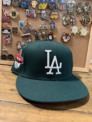 Hat Club Exclusive Watermelon Los Angeles Dodgers 7 1/8 - Image 1 of 3