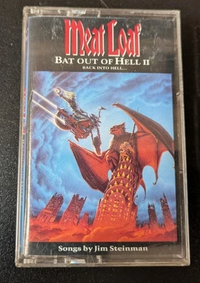 Meat Loaf Bat Out Of Hell II Back Into Hell 2 cassette tape VG+ MCAC10699 - Image 1 of 2